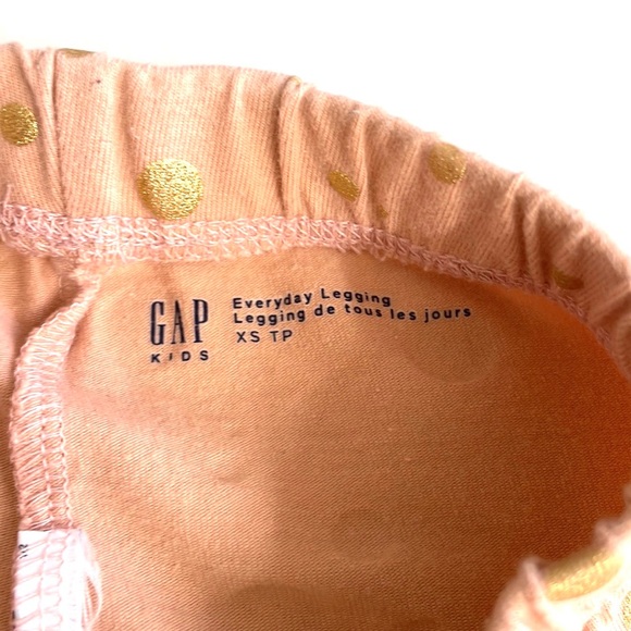 Gap Kids Everyday Leggings With Gold Dots, Size XS - Picture 4 of 5